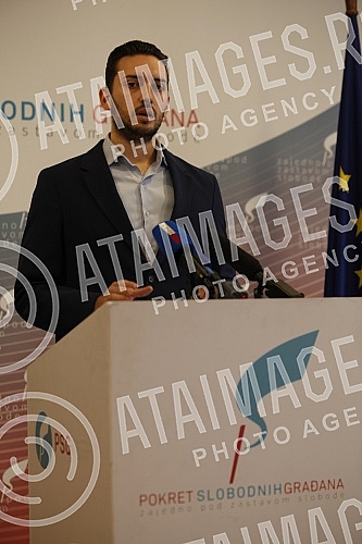 A press conference was held in the premises of the Movement of Free Citizens, by the President of PSG Pavle Grbovic, on allegations of parallel intelligence structures in the company Elektroprivreda Srbije.U prostorijama Pokreta slobodnih gradjana 