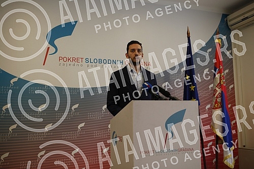 A press conference was held in the premises of the Movement of Free Citizens, by the President of PSG Pavle Grbovic, on allegations of parallel intelligence structures in the company Elektroprivreda Srbije.U prostorijama Pokreta slobodnih gradjana 