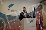 A press conference was held in the premises of the Movement of Free Citizens, by the President of PSG Pavle Grbovic, on allegations of parallel intelligence structures in the company Elektroprivreda Srbije.U prostorijama Pokreta slobodnih gradjana 