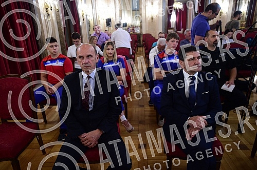 On the occasion of organizing the World Wrestling Championship, a press conference was held in the Old Palace.Povodom organizovanja Svetskog prvenstva u rvanju, u Starom dvoru odrzana je konferencija za medije. 