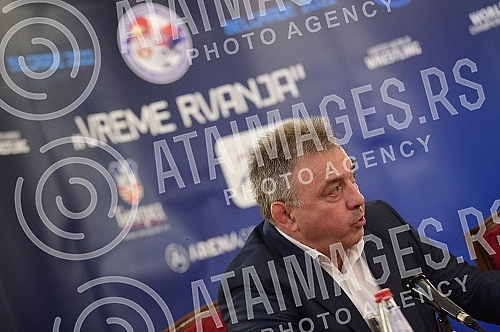 On the occasion of organizing the World Wrestling Championship, a press conference was held in the Old Palace.Povodom organizovanja Svetskog prvenstva u rvanju, u Starom dvoru odrzana je konferencija za medije. 