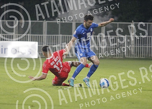 In the first match of the barrage to fill the Linglong Tire of the Serbian Super League, New Belgrade's IMT competed with the team from Novi Pazar at the FC Cukaricki stadium.Novobeogradski IMT je u prvom mecu baraza za popunu Linglong Tire Super l