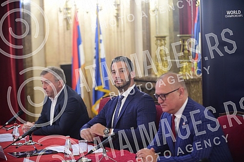 On the occasion of organizing the World Wrestling Championship, a press conference was held in the Old Palace.Povodom organizovanja Svetskog prvenstva u rvanju, u Starom dvoru odrzana je konferencija za medije. 