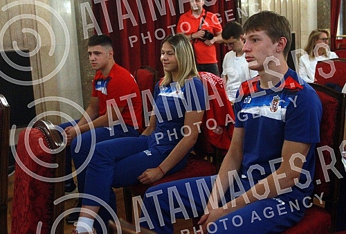 On the occasion of organizing the World Wrestling Championship, a press conference was held in the Old Palace.Povodom organizovanja Svetskog prvenstva u rvanju, u Starom dvoru odrzana je konferencija za medije. 