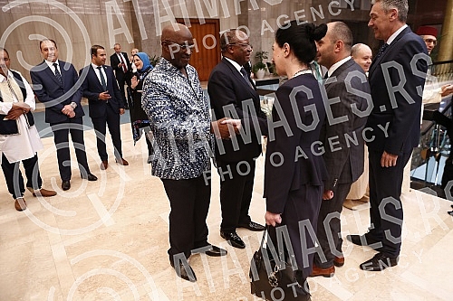 The Embassy of the Kingdom of Morocco organized an event on the occasion of Africa Day in the Palace of Serbia.Ambasada Kraljevine Maroka je organizovala u Palati Srbija dogadjaj povodom Dana Afrike.