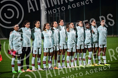 The women's A national team is playing a qualifying match for the 2023 World Cup against Portugal on field number 1 of the FSS Sports Center in Stara Pazova.Zenska A reprezentacije igra mec kvalifikacija za Svetsko prvenstvo 2023 protiv Portugalije