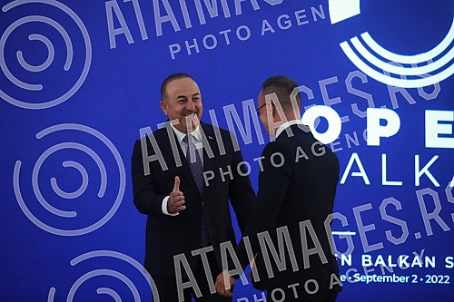 The Open Balkan Leaders' Summit was opened in the Palace of Serbia.U Palati Srbija otvoren je Samita lidera Otvorenog Balkana.