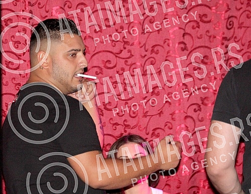 Performance of Darko Lazic held on raft Old Blay.Nastup Darka Lazica na splavu Stari Blay (old Blay).