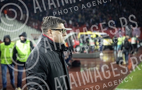 UEFA Europa League Round of 32 match between FK Crvena Zvezda (Serbia) and FC CSKA (Russia) held at Rajko Mitic stadium. Utakmica Lige Evrope izmedju FK Crvena Zvezda i FK CSKA Moskva odrzana na stadionu Rajko Mitic. 