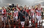 UEFA Europa League Round of 32 match between FK Crvena Zvezda (Serbia) and FC CSKA (Russia) held at Rajko Mitic stadium. Utakmica Lige Evrope izmedju FK Crvena Zvezda i FK CSKA Moskva odrzana na stadionu Rajko Mitic. 