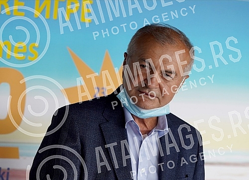 A press conference of the representatives of the Serbian federation of company sports, at which it was announced that they will go to the Summer company sports games in Greece in June. Konferencija za novinare predstavnika Srpske federacije kompani