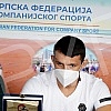 A press conference of the representatives of the Serbian federation of company sports, at which it was announced that they will go to the Summer company sports games in Greece in June. Konferencija za novinare predstavnika Srpske federacije kompani