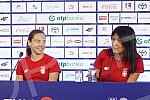 A press conference was held at Nikola Tesla Airport before the departure of karate player Jovana Prekovic and her coach Roksanda Atanasov to the Olympic Games in Tokyo.Na aerodromu Nikola Tesla odrzana je konferencija za medije pred polazak karatis