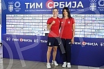 A press conference was held at Nikola Tesla Airport before the departure of karate player Jovana Prekovic and her coach Roksanda Atanasov to the Olympic Games in Tokyo.Na aerodromu Nikola Tesla odrzana je konferencija za medije pred polazak karatis