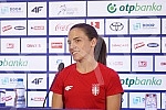 A press conference was held at Nikola Tesla Airport before the departure of karate player Jovana Prekovic and her coach Roksanda Atanasov to the Olympic Games in Tokyo.Na aerodromu Nikola Tesla odrzana je konferencija za medije pred polazak karatis