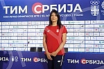 A press conference was held at Nikola Tesla Airport before the departure of karate player Jovana Prekovic and her coach Roksanda Atanasov to the Olympic Games in Tokyo.Na aerodromu Nikola Tesla odrzana je konferencija za medije pred polazak karatis
