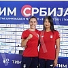 A press conference was held at Nikola Tesla Airport before the departure of karate player Jovana Prekovic and her coach Roksanda Atanasov to the Olympic Games in Tokyo.Na aerodromu Nikola Tesla odrzana je konferencija za medije pred polazak karatis
