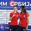A press conference was held at Nikola Tesla Airport before the departure of karate player Jovana Prekovic and her coach Roksanda Atanasov to the Olympic Games in Tokyo.Na aerodromu Nikola Tesla odrzana je konferencija za medije pred polazak karatis
