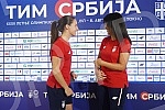A press conference was held at Nikola Tesla Airport before the departure of karate player Jovana Prekovic and her coach Roksanda Atanasov to the Olympic Games in Tokyo.Na aerodromu Nikola Tesla odrzana je konferencija za medije pred polazak karatis