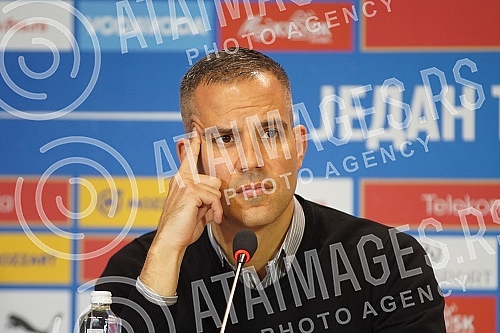 Press conference of the selector of the A team of the Serbian national football team Dragan Stojkovic on the occasion of the announcement of the list of players he is counting on in the upcoming two matches (Qatar, friendly, November 11 Rajko Mitic S