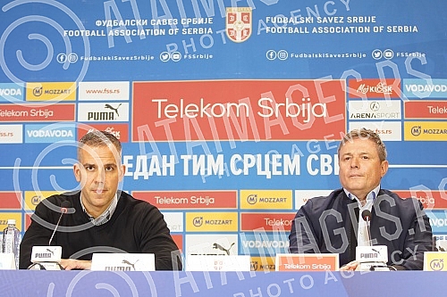 Press conference of the selector of the A team of the Serbian national football team Dragan Stojkovic on the occasion of the announcement of the list of players he is counting on in the upcoming two matches (Qatar, friendly, November 11 Rajko Mitic S