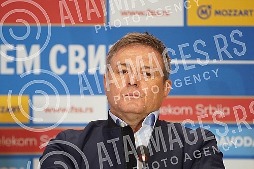 Press conference of the selector of the A team of the Serbian national football team Dragan Stojkovic on the occasion of the announcement of the list of players he is counting on in the upcoming two matches (Qatar, friendly, November 11 Rajko Mitic S