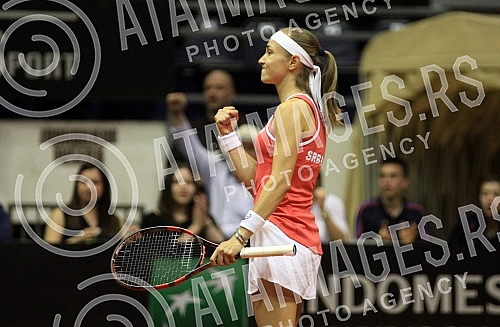 Fed cup - Serbia vs Belgium - World Group II, Play Off played in 