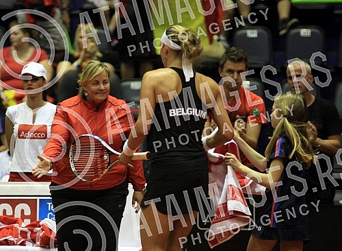 Fed cup - Serbia vs Belgium - World Group II, Play Off played in 