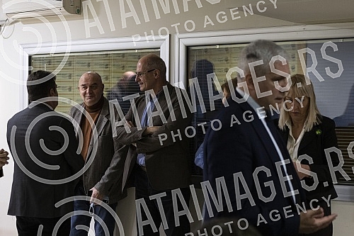 Presentation of the coalition Boris Tadic - Let's have people and coalition partners - Social Democratic Party, New Party, 1 out of 5 million, Movement for Tolerance, United Green Movement of Serbia, Party of Montenegrins, Bosniak Civic Party.Preds