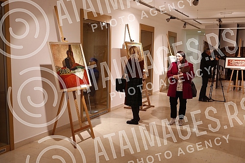 The grand opening of the exhibition of works of art by Petar Lubarda entitled Unseen Lubarda - works from private collections and the presentation of a philatelic edition on the occasion of the 115th anniversary of the birth of this artist.Svecano 