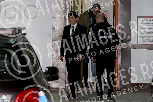 Ambassador of Ukraine to Serbia, Oleksandr Aleksandrovych after appearing on the show Medju nama on TV Nova S.Ambasador Ukrajine u Srbiji Oleksander Aleksandrovic posle gostovanja u emisji Medju nama na TV Nova S.