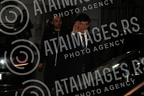 Ambassador of Ukraine to Serbia, Oleksandr Aleksandrovych after appearing on the show Medju nama on TV Nova S.Ambasador Ukrajine u Srbiji Oleksander Aleksandrovic posle gostovanja u emisji Medju nama na TV Nova S.