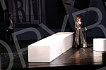 The play In the Agony of Miroslav Krleza, directed by Ivica Buljan at the Croatian National Theater in Zagreb, was performed on the stage of Ljubo Tadic of the Yugoslav Drama Theater.Na sceni Ljuba Tadic Jugoslovenskog dramskog pozorista izvedena j