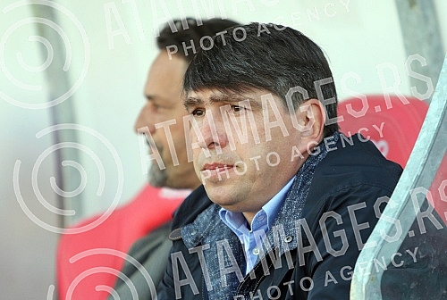 Serbian football Super League match between FK Crvena Zvezda and FK Spartak Subotica played at Rajko Mitic stadium.  Utakmica fudbalske Super Lige Srbije izmedju FK Crvena Zvezda i FK Spartak Subotica odigrana na stadionu Rajko Mitic.