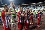 UEFA Europa League Qualification match between FK Crvena Zvezda and FC Irish Pavlodar held at Rajko Mitic stadium. Utakmica kvalifikacija za Ligu Evrope izmedju FK Crvena Zvezda i Irtis Pavlodar odrzana na stadionu Rajko Mitic. 