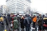 A gathering of non-governmental organizations against the Russian invasion of Ukraine began in Knez Mihailova Street in downtown Belgrade, in front of the Cultural Center.Skup nevladinih organizacija protiv ruske invazije na Ukrajinu, poceo je u Kn