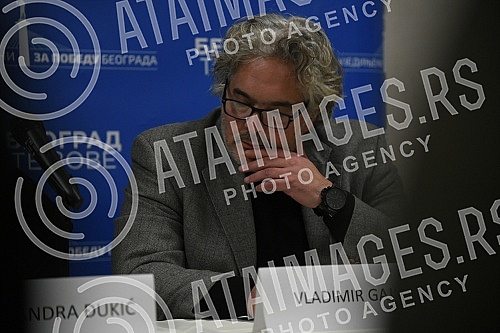 The candidate for mayor of Belgrade, Vladeta Jankovic, continued his tour of the capital and presented the program of the newspaper 