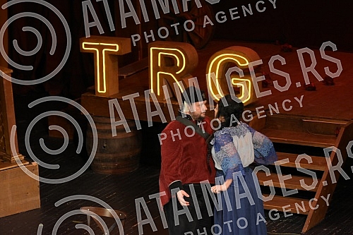 Georges Bizet's famous work, the opera Carmen, premiered at the National Theater in Nis under the baton of conductor Dejan Savic.Cuveno delo Zorza Bizea, opera Karmen, premijerno je izvedena u Narodnom pozoristu Nis pod dirigentskom palicom Dejana 