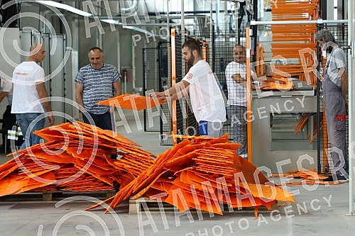 In the business complex of the company in Arandjelovac, the company Bekament organized a celebration of 30 years of the company's existence, and at the same time a new styrofoam factory was officially put into operation, as well as two new production