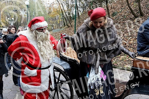 Ana Bekuta with the media before the second concert, on December 29th at the Sava Center and on the occasion of the announcement of her appearance at Topciderac restaurant for the New Year.na Bekuta sa medijama pred drugi koncert, 29. decembra u Sav