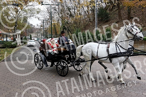 Ana Bekuta with the media before the second concert, on December 29th at the Sava Center and on the occasion of the announcement of her appearance at Topciderac restaurant for the New Year.na Bekuta sa medijama pred drugi koncert, 29. decembra u Sav