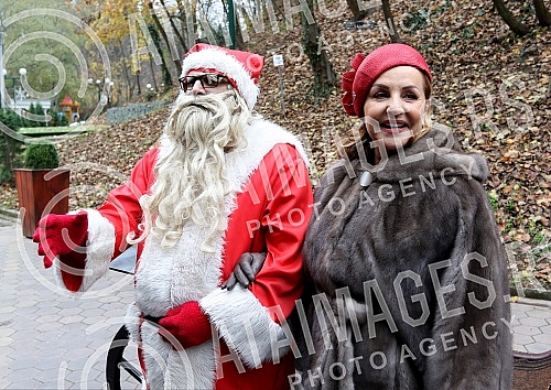 Ana Bekuta with the media before the second concert, on December 29th at the Sava Center and on the occasion of the announcement of her appearance at Topciderac restaurant for the New Year.na Bekuta sa medijama pred drugi koncert, 29. decembra u Sav