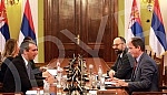 The President of the National Assembly of the Republic of Serbia, Vladimir Orlic, met with the permanent representative of UNDP in Serbia, Jakup Berisha.Predsednik Narodne skupstine Republike Srbije Vladimir Orlic sastao se sa stalnim predstavnikom