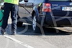 Organized by the local government volunteers carry out disinfection of all vehicles entering the territory of Smederevska Palanka.U organizaciji lokalne samouprave volonteri vrse dezinfekciju svih vozila koja ulaze na teritoriju Smederevske Palanke 