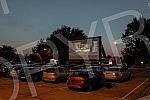 Cinema under a starry sky in the parking lot at Ada Ciganlija - 