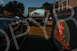 Cinema under a starry sky in the parking lot at Ada Ciganlija - 