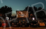Cinema under a starry sky in the parking lot at Ada Ciganlija - 