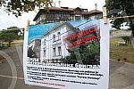 In front of the Institute for the Protection of Cultural Monuments in Kalemegdan, the exhibitions of the Party of Freedom and Justice 