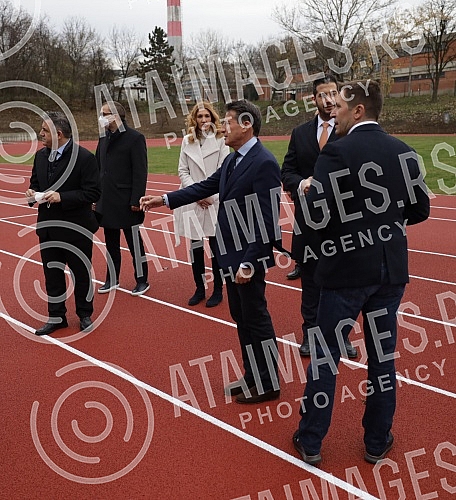 The athletics hall in Banjica was opened in 2016, and this year it was reconstructed with new tartan and lighting, and right next to the hall, the most modern athletics training facility in the Balkans was ceremoniously opened today.Atletska dvoran