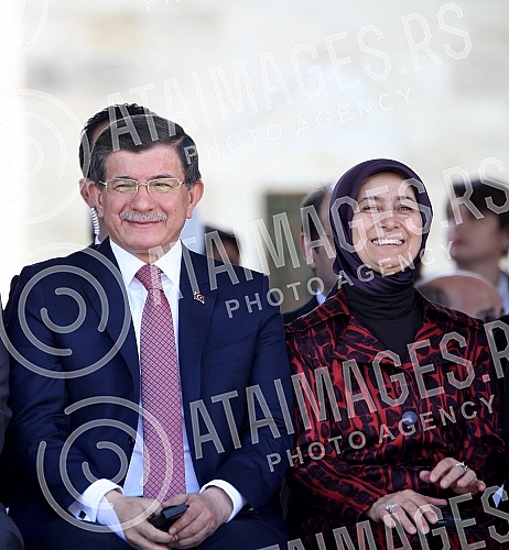 The ceremony of the renewed Ferhat Pasha mosque (Ferhadija) in Banja Luka, demolished 7 May 1993 during the war in BiH.Ceremonija svecanog otvaranja obnovljene Ferhat-pasine dzamije (Ferhadija) u Banja Luci, srusene 7. maja 1993. tokom rata u BiH. 